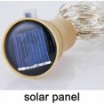 thumbnail image 4 of Paquete de 10 luces solares para botellas de vino, 20 luces LED de corcho para fiestas, bodas, vacaciones, jardín, luz verde, 4 of 5
