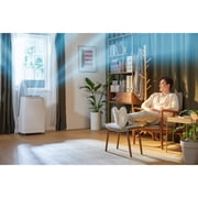 LG New 14,000 BTU 450 Sq Ft Smart Wi-Fi Enabled Dual Inverter Portable Air Conditioner, White