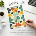 thumbnail image 3 of FORMRS Acrylic Clipboard with Low Profile Clip Standard A4 Letter Size, 12.5" x 9", Beige Clover Pattern, 3 of 8