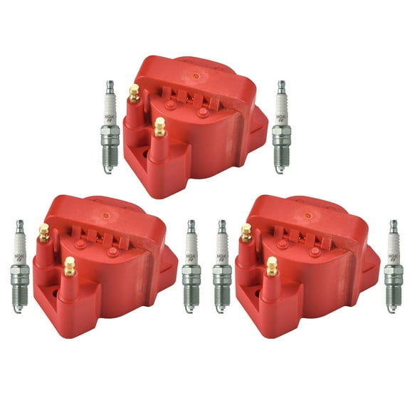 Set of 3 ISA Energy Ignition Coils and 6 NGK Spark Plug Compatible with Chevrolet Impala Corvette Camaro DR39 Fits select: 1994-2005 BUICK LESABRE CUSTOM, 1997-2005 BUICK CENTURY CUSTOM