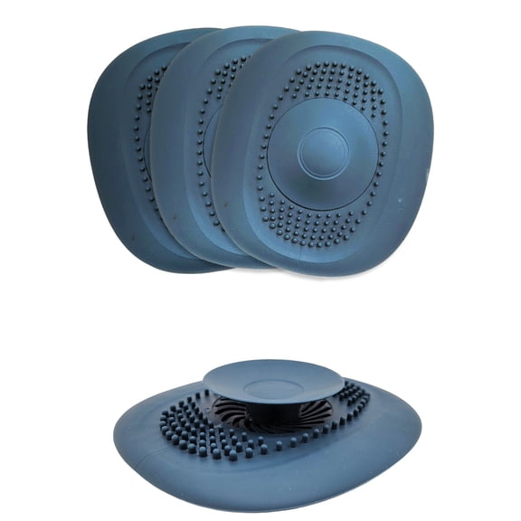 3-Pack Simply Good Universal Fit Drain Covers - Plug and Strainer For tub, Sink or Shower