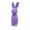 Purple-PP-home supplies, variant on LEFTHIGH Home Adorable Foam Easter Bunny Decorations - 8.7 Inch Cute Rabbit Figurine Set for Home Party, Garden, Spring Festive Table Decor Home