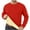 Red, variant on Hipattires Mens Fleece T-Shirts Pullover Thicken Thermal Plain Trendy Base Layer Winter Round Neck Stylish Tops for Men Long Sleeve