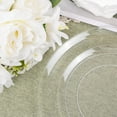 thumbnail image 4 of 60PCS Clear Plastic Plates - Heavy Duty Clear Disposable Plates for Party/Wedding - Include 30Pieces 10.25inch Dinner Plates and 30Pieces 7.5inch Dessert/Salad Plates, 4 of 8
