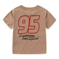 thumbnail image 3 of Disney Cars Lightning McQueen Short Sleeve T-Shirt and Shorts Set (Boys), 2 Piece Set, Sizes 3T-7, 3 of 9