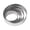 5PC Silver, variant on 10 Pcs Stainless Steel Round Cookie Cutter Set, Sturdy Circle Cutters in Graduated Sizes Shape for Pastries and Doughs