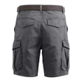 thumbnail image 6 of Mens Cargo Shorts Stretch Work Shorts Comfy Relaxed Fit Lounge Hiking Chino Short with Multi Pockets, S, 6 of 7