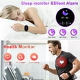 thumbnail image 3 of Smart Watch(Answer/Make Call)  24 Sports Modes  IP68 Waterproof  Blood Oxygen  Heart Rate  Sleep Monitoring  Compatible With Bluetooth Android IOS, 3 of 9