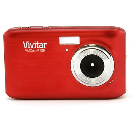 Vivitar Red ViviCam VF128 Digital Camera with 14.1 Megapixels