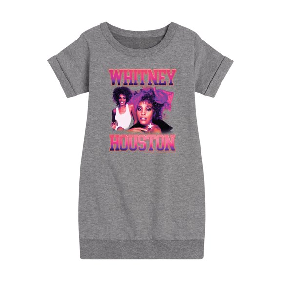 Whitney Houston - Vintage Whitney - Toddler And Youth Girls Fleece Dress