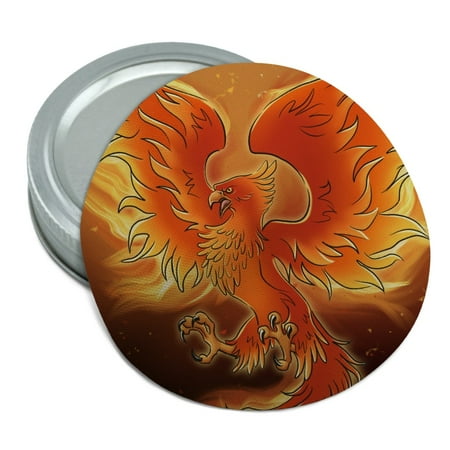 

Phoenix Rising from the Flames Round Rubber Non-Slip Jar Gripper Lid Opener