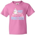 thumbnail image 3 of Inktastic Most Magical Middle Sister- Cute Unicorn Youth T-Shirt, 3 of 5