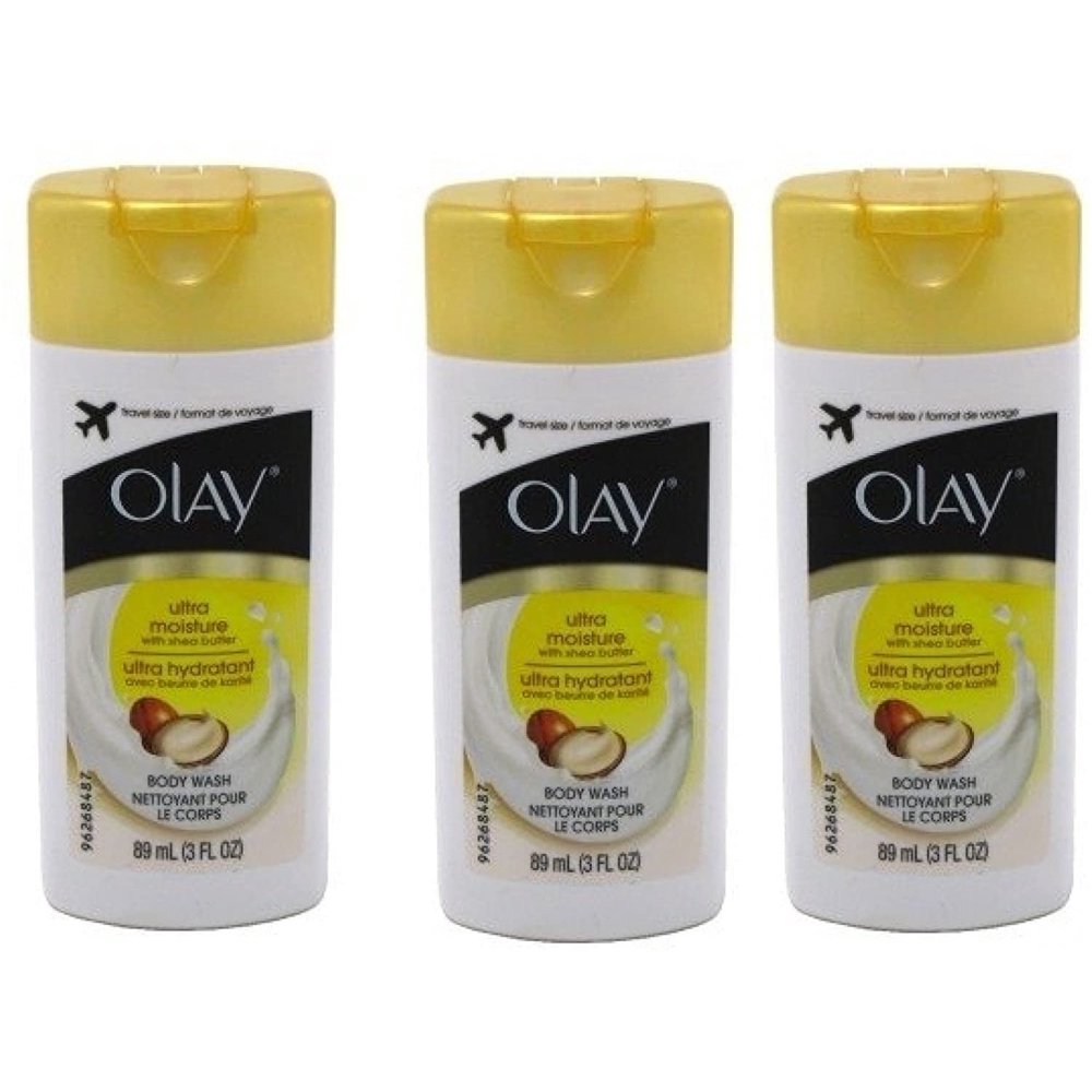 Olay Ultra Moisture Body Wash 3oz Travel Size (Pack of 3)
