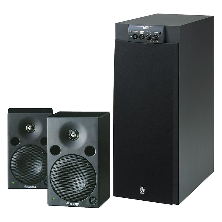 Yamaha MSP5/SW305 Powered Studio Monitors Package