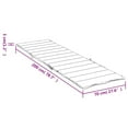 thumbnail image 2 of vidaXL 1 Piece Outdoor Patio Sun Lounger Cushion Oxford Fabric Garden Chair Pad, 2 of 9