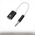 thumbnail image 1 of Cable adaptador de auriculares de cabeza plana hembra tipo C de 3,5 mm a cabeza redonda, conexión analógica, adaptador y convertidor de teléfono móvil, 1 of 5