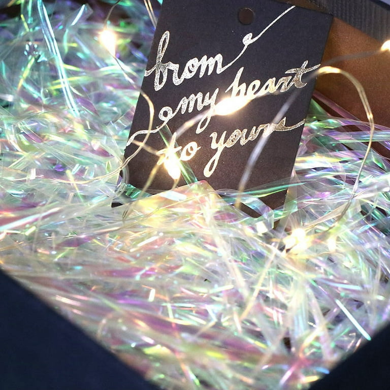 Feildoo 100 Grams Basket Filler Paper Shred, Sparkly Shredded Grass Stuffer  Crinkle Confetti Raffia Paper Gift Box Filler for DIY Gift Wrapping &  Basket Filling, F#Double-Sided Rose Pink, PR0284 