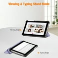 thumbnail image 5 of Fintie Slim Case for Onn. 7" Tablet (2024 Model) - Lightweight Hard Back Shell Tablet Cover for 7-inch Tablet, Lilac, 5 of 9