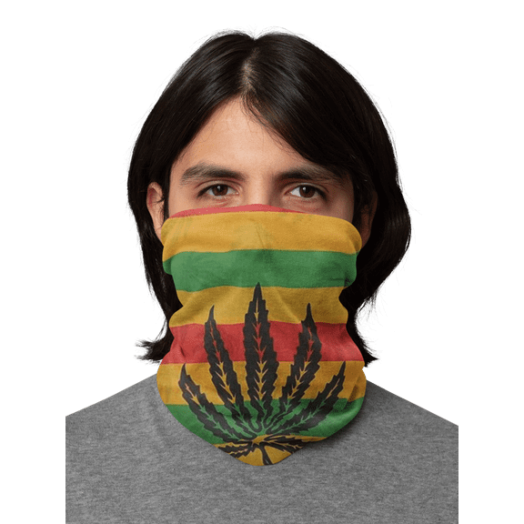 Motique Accessories Seamless Face Mask Neck Gaiter Tube, One Size For Adult Mens