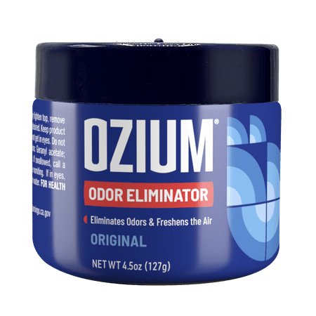 OZIUM Odor Eliminator Gel Can, Original Scent, 4.5 oz, Air Freshener, Car, Home, Auto Deodorizer