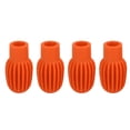 thumbnail image 3 of Amortiguador de silencio de tambor, 4 piezas Puntas de baquetas de silicona Accesorio para instrumentos musicales Baquetas Consejos de práctica silenciosa Aspecto llamativo, 3 of 8