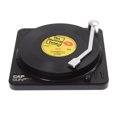 thumbnail image 3 of KUIZAP sous-Verres pour Boissons, Disque Rétro Amusant Absorbant Nouveauté 6 Pcs sous-Verres en Vinyle avec Support pour Tourne-Disque, Protection Efficace du Bureau pour Éviter les Dommages, 3 of 8