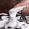 thumbnail image 4 of Electric Spin Scrubber Suitable for Bathroom Bathtub Kitchen,Portable Cordless Rechargeable Scrubber with 3, 4 of 5