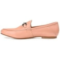 thumbnail image 2 of Journee Signature Womens Genuine Leather Giia Loafer Round Toe Slip On Flats, 2 of 8