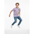 thumbnail image 5 of Star Wars, Boys' Relaxed Mineral Wash Graphic T-Shirt, Grogu & Mando, Sizes 4-18, 5 of 9