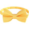 thumbnail image 2 of LAICAIW Classic Pre-Tied Bow Tie for Children & Adults Solid Color Adjustable Bowtie Gabardine, 2 of 7
