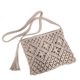 thumbnail image 1 of Bolso Cruzado Eiyye de Algodón Tejido a Crochet Color Caqui Claro, 1 of 7