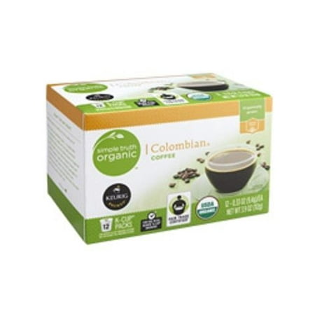 Keurig Organic Coffee - Simple Truth Organic Colombian Coffee Keurig K Cup 12 Cup Box