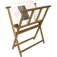 thumbnail image 2 of Creative Mark Folding Wood Large Print Rack - Perfect for Display of Canvas, Art, Prints, Panels, Posters, Art Gallery Shows, Storage Rack - [Walnut Stain Finish], 2 of 11
