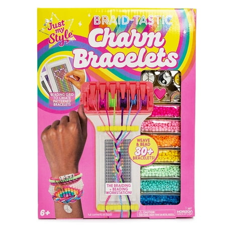 Just My Style Braid-tastic Braiding and Beading Workstation, Boys and Girls, Child, Ages 6+