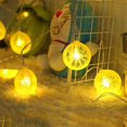 thumbnail image 3 of Cadena de luces LED con forma de rodaja de limón y frutas, intermitente, funciona con pilas, para bodas, hogar, cumpleaños, jardín, patio, fiesta $ Cadena de luces con forma de rodaja de limón,, 3 of 6