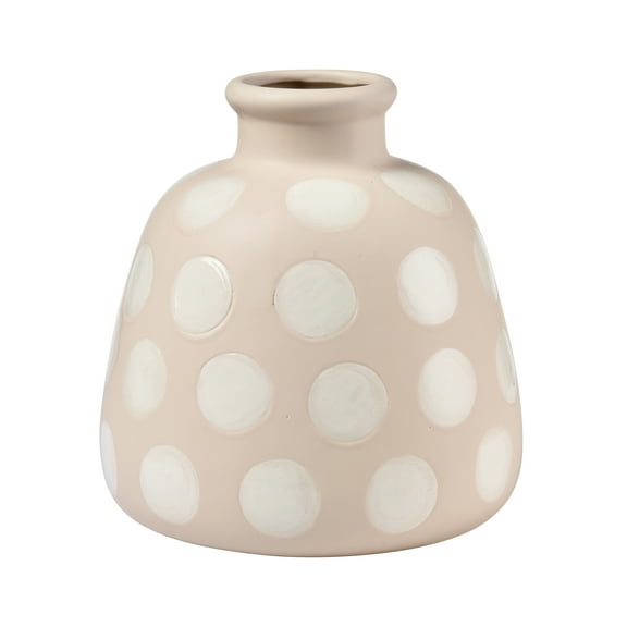 Elk Home Dottie Transitional Large Vase in Taupe Finish