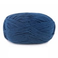 thumbnail image 1 of Yuarrent Hilo de ganchillo, hilo de tejer multicolor, artesanías para ropa de bebé, juego de madejas de hilos flexibles, artes de 4 capas para Artesanía 44 azul marino, 1 of 5