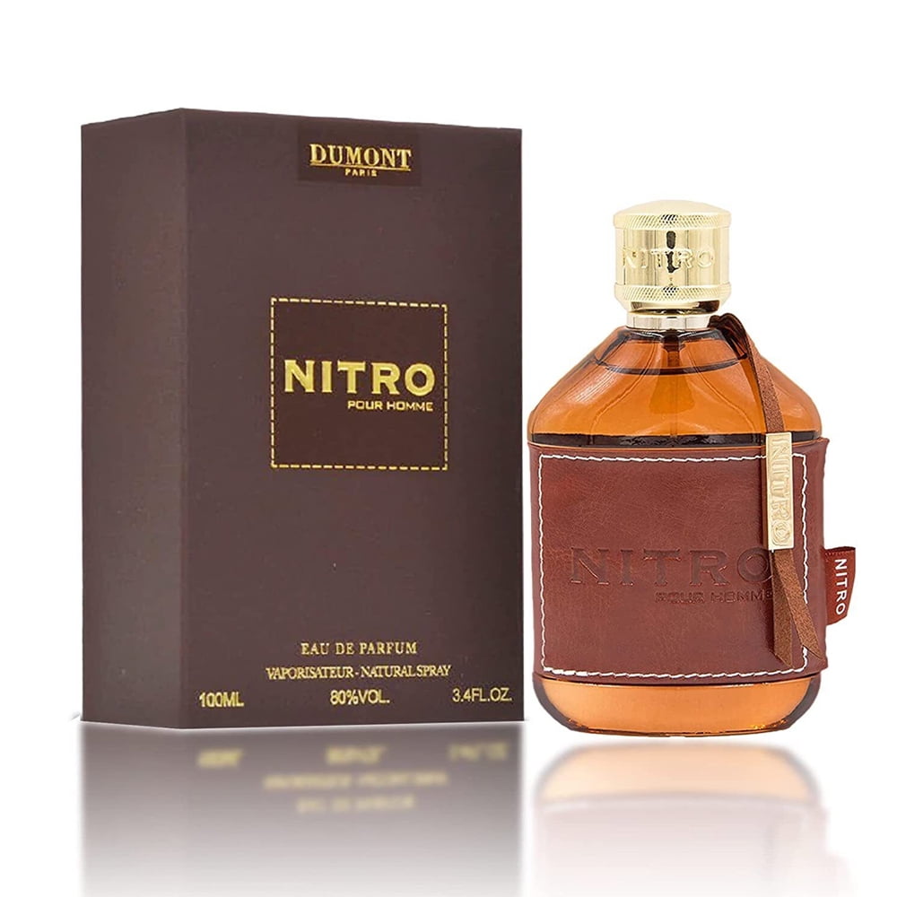 Dumont Nitro Intense for Men, 3.4 oz EDP Spray, Vanilla