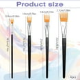 thumbnail image 2 of CCOCC 4Pcs Comb Artist Brush Set,Professional Artist Paintbrushes for Acrylic Painting,Paint Brush for Acrylic,Oil and Watercolor, 2 of 4