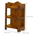 thumbnail image 5 of unbranded Mini House Shelf Dollhouse Furniture Miniature Storage Holder Doll House Bookshelf, 5 of 8