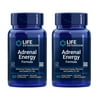 Life Extension Adrenal Energy Formula - Help Support Healthy Response & Stress Management Supplements - 60 Count (2-Pack)