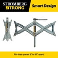 thumbnail image 4 of Stromberg Carlson JBP-T217.2 Tandem Axle T-Chock - RV Wheel Chock - Camper Wheel Chock Stabilizer Scissor - T-Chocks for RV - Fits Tires Spaced 2"-17" Apart (2-Pack), 4 of 6