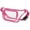 Neon Hot Pink, variant on Nollia Clear Fanny Pack Stadium Approved – Transparent Waist Bag with Adjustable Strap and Zippered Pockets for Concerts, Sports Events, Travel & Festivals