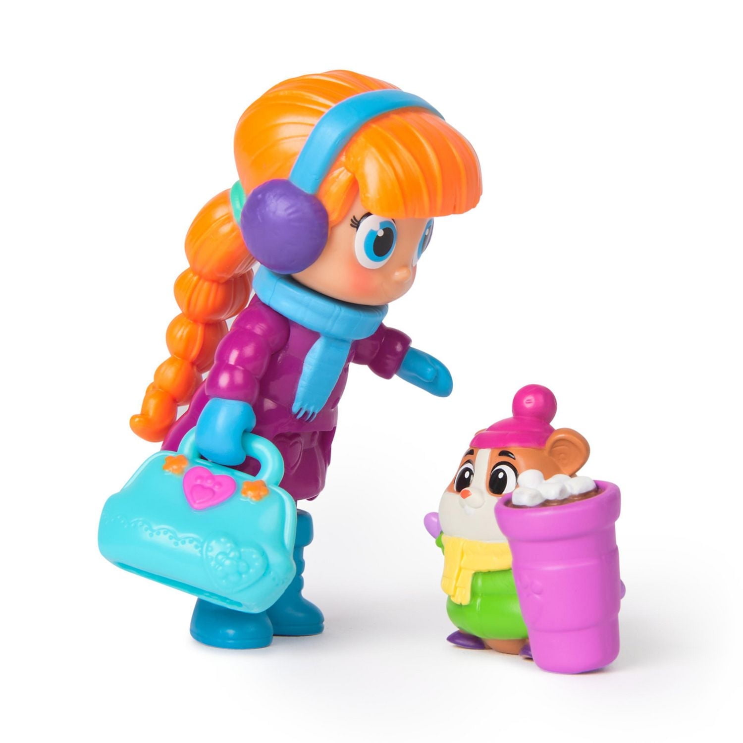 Vida the Vet, Chilly Check Up Pack with Vida & Popcorn Action Figures & Vida’s Vet Bag Accessory, Kids Toys for Girls & Boys Ages 3 and up