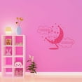thumbnail image 3 of Sweet Dreams Cute Kitten Sleeping Nursery Vinyl Wall Design Wall Art Sticker Designs Vinyl Stickers For Home House Walls Rooms Windows Bedroom Decoration Size (26x26 inch), 3 of 3