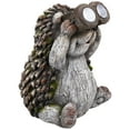 thumbnail image 6 of Northlight Hedgehog with Binoculars Outdoor Solar Lighted Garden Statue - 11.5", 6 of 9