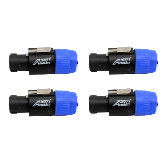 Adaptadores AUDIO 2000'S ACC31A1P2 Speakon macho a 1/4 TS