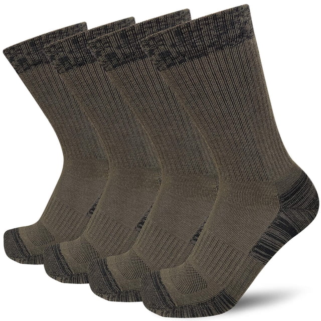 Calcetines APTYID para hombre, acolchados, que absorben la humedad, para hombre, 4 pares