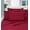 Burgundy, variant on Elegant Comfort 1500 Thread Count Purple Microfiber Flat Sheet Queen (4 Pieces)