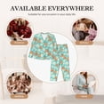 thumbnail image 7 of Pofeuu Cute Sloth on Floral Tree Print Womens Pajamas Set Long Sleeve Sleepwear Button Down Nightwear Soft Pj Lounge Sets Button Down Pajamas Women-, 7 of 7